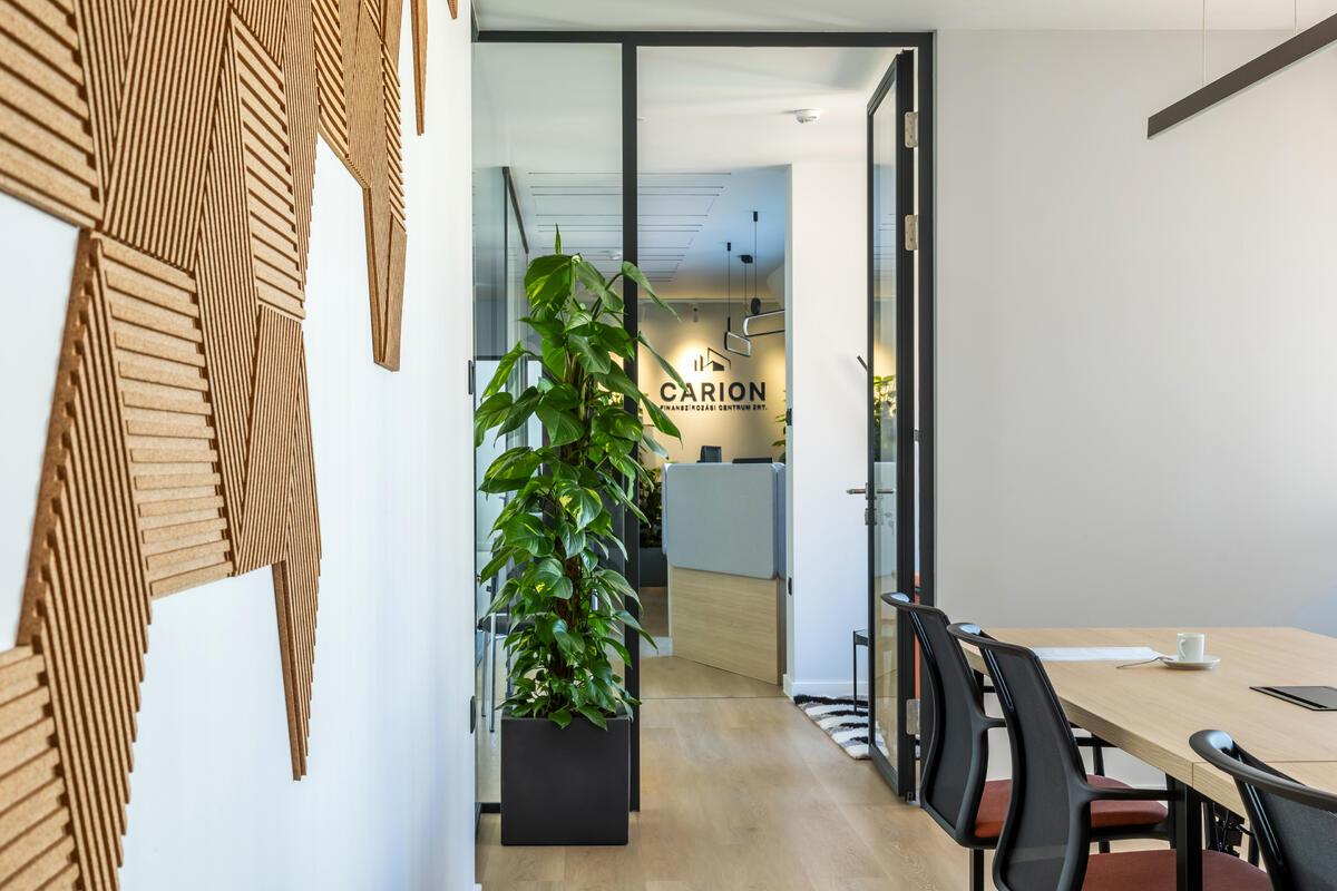 OUR REFERENCE: GLASS WALLS OF THE CARION CENTER OFFICE BUILDING