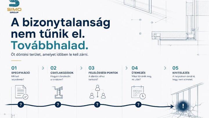 A helyszíni bizonytalanság gyakran egy korábban nyitva maradt specifikációs, csatlakozási, felelősségi vagy ütemezési kérdés következménye.